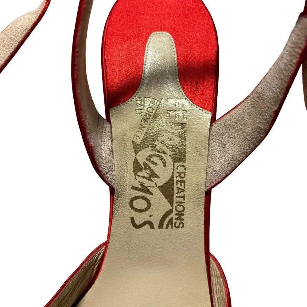 Vintage Red Limited Edition Pumps Shoes from Salvatore‎ Ferragamo's Creations